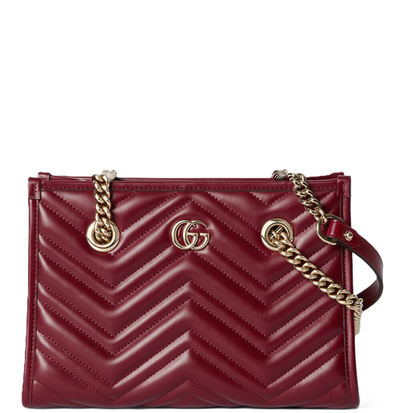  Túi Nữ Gucci Marmont Small Tote 'Rosso Ancora' 