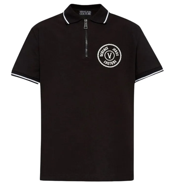  Áo Nam Versace Jeans Couture Vemblem Thick 'Black' 