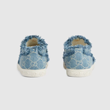  Giày Nữ Gucci GG Trainer 'Light Blue GG Denim' 
