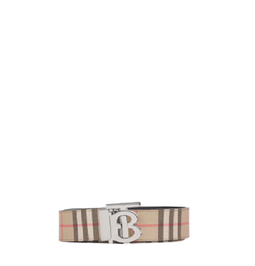  Thắt Lưng Nam Burberry Reversible Monogram Motif 'Archive Beige' 