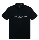  Áo Tommy Hilfiger Polo Shirt 'Black' 