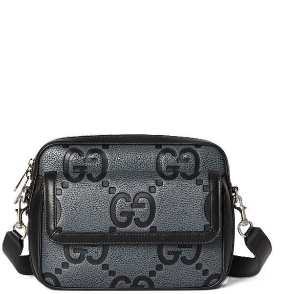  Túi Nam Gucci Small Jumbo Gg Crossbody 'Black Grey' 