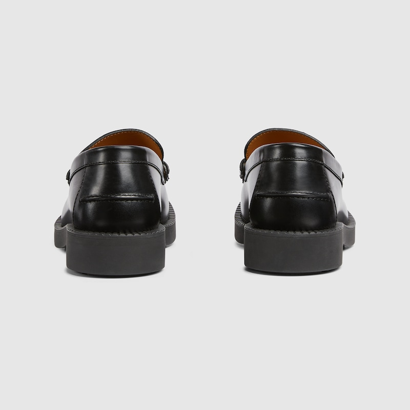  Giày Nam Gucci Loafer With Horsebit 'Black' ‎ 