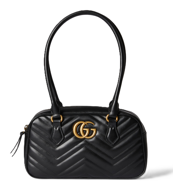  Túi Nữ Gucci Marmont Small Top Handle Bag 'Black' 