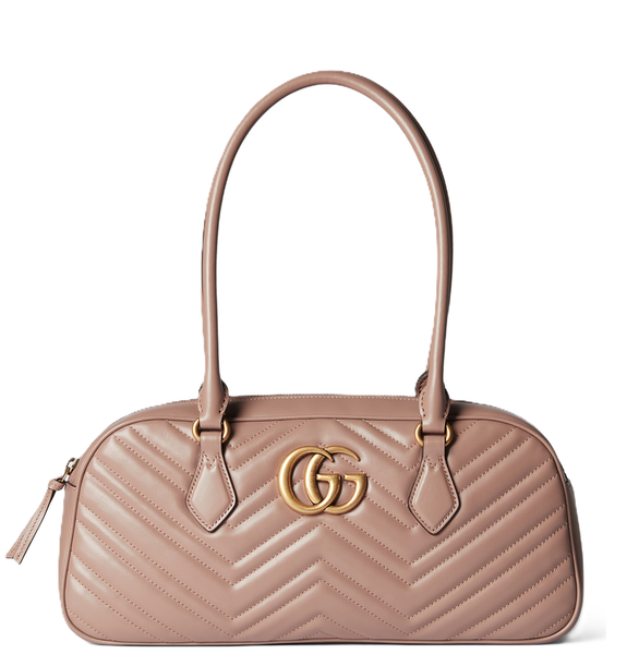  Túi Nữ Gucci Marmont Medium Top Handle Bag 'Rose Beige' 