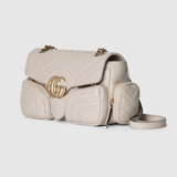  Túi Nữ Gucci Gg Marmont Small 'Irovy' 