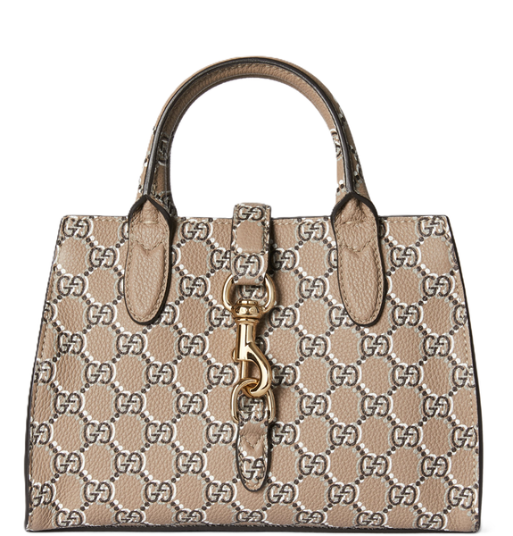  Túi Nữ Gucci Small Tote Bag With GG Shadow 'Taupe' 