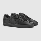  Giày Nam Gucci Interlocking G Sneaker 'Black' ‎ 