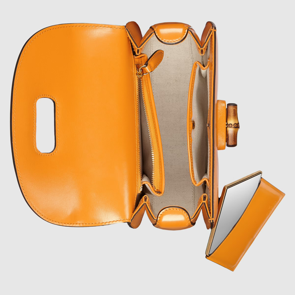  Túi Nữ Gucci Small Bamboo Marigold 'Yellow' 