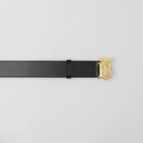  Thắt Lưng Nam Burberry Monogram Motif Leather Black 