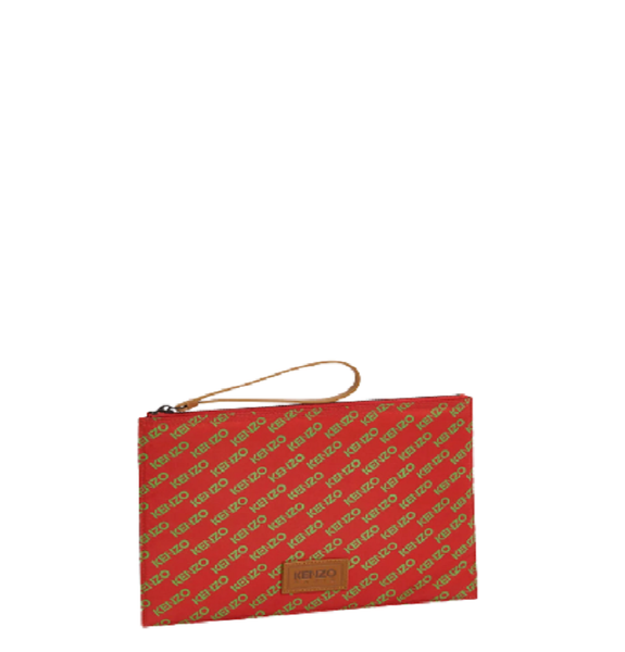  Túi Kenzo Nam Sport Monogram Large Clutch Bag Medium Red 