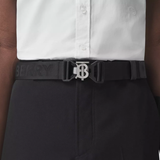  Thắt Lưng Nam Burberry Monogram Motif and Logo Webbed Jacquard Belt 'Black' 