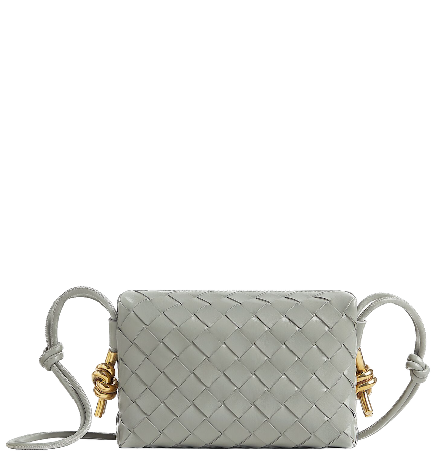  Túi Nữ Bottega Veneta Mini Loop Camera Bag 'Agate Grey' 
