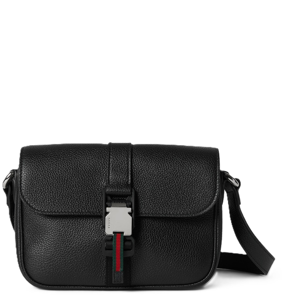  Túi Nam Gucci Super Mini Shoulder Bag 'Black' ‎ 
