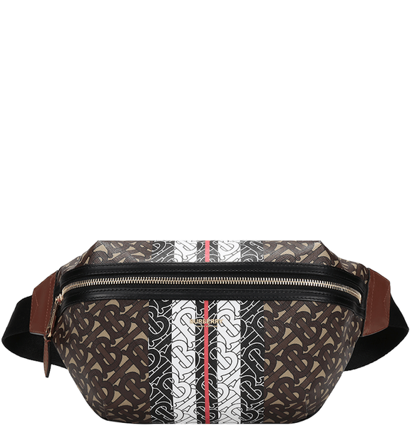  Túi Nam Burberry Monogram Stripe Print Sonny Bum Bag 'Brown' 