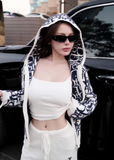  Kính Nữ Saint Laurent Rectangular Sunglasses 'Black' 