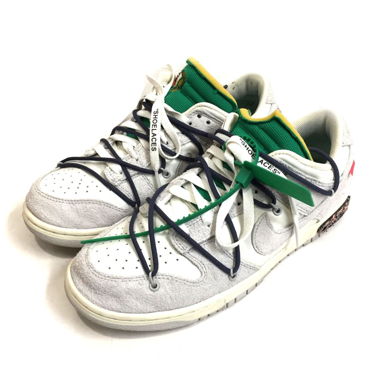 Giày Nike Dunk Low Off-white Lot 20 'White' DJ0950-115 – LUXITY