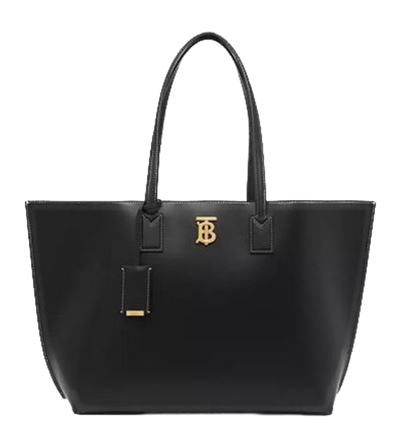  Túi Nữ Burberry Medium Monogram Motif Leather Tote 'Black' 