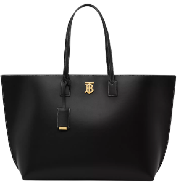  Túi Nữ Burberry Large Monogram Motif Leather Tote 'Black' 
