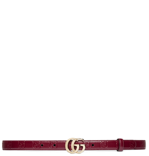  Thắt Lưng Nữ Gucci Milano Thin Belt 'Red' 