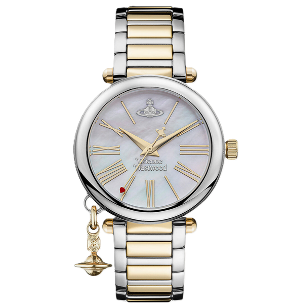  Đồng Hồ Vivienne Westwood Mother Orb 'Silver Gold' 