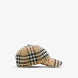  Mũ Burberry Check Cotton Baseball Cap 'Archive Beige' 
