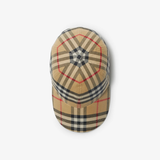  Mũ Burberry Check Cotton Baseball Cap 'Archive Beige' 