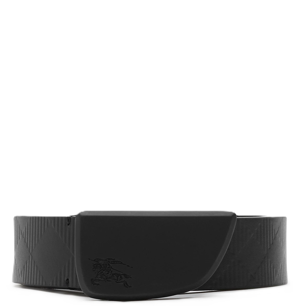  Thắt Lưng Nam Burberry Leather Shield Belt 'Black' 