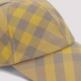 Mũ Burberry Cotton Baseball Cap 'Yellow' 