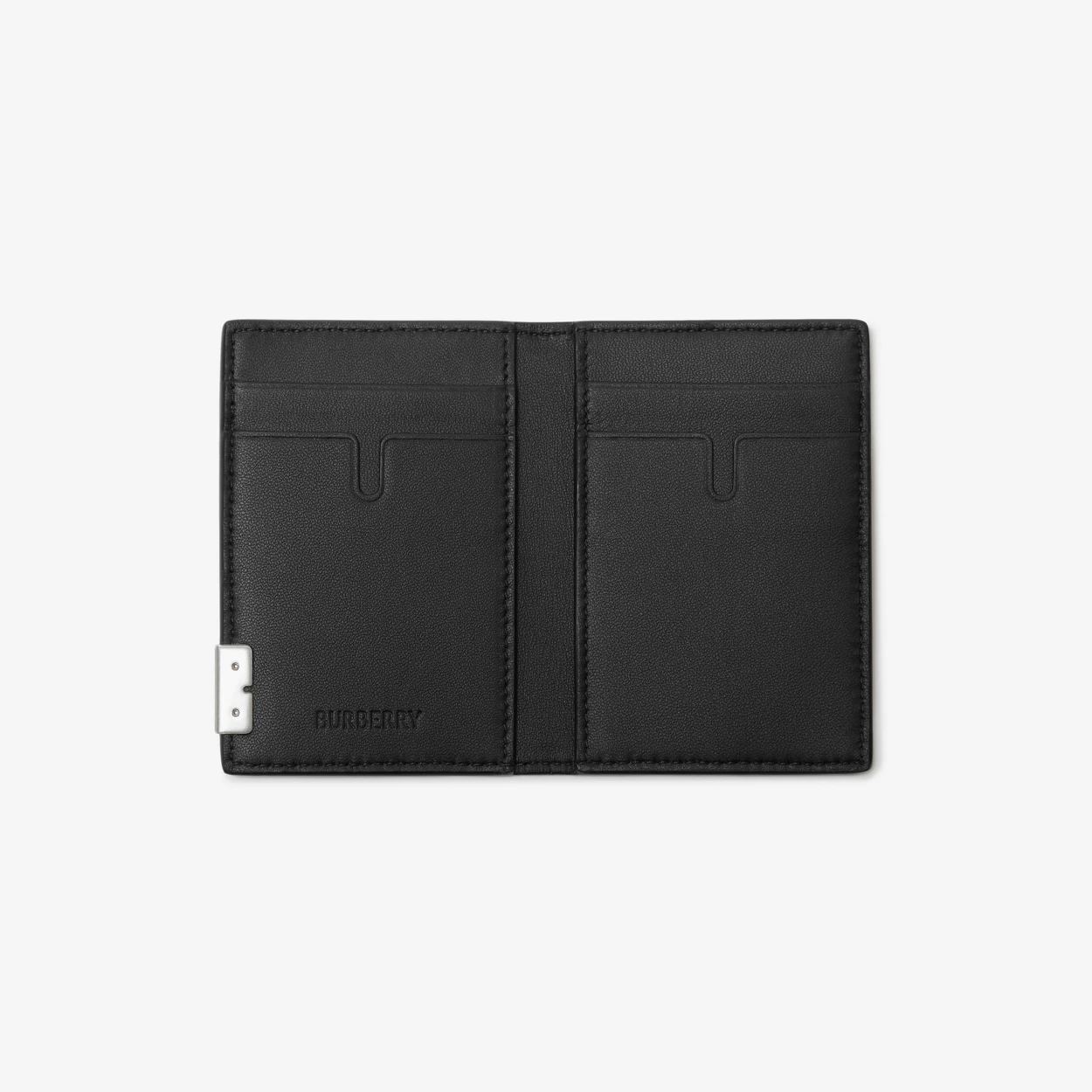  Ví Nam Burberry B Cut Folding Card Case 'Black' 