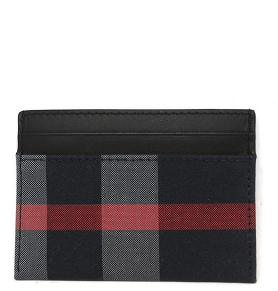  Ví Nam Burberry MS Sandon CHK 'Navy Grey' 