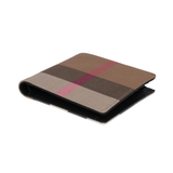  Ví Nam Burberry Bi-fold Check Canvas x Leather 'Multicolor' 