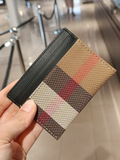  Ví Nam Burberry MS Sandon CHK 'Brown Beige' 