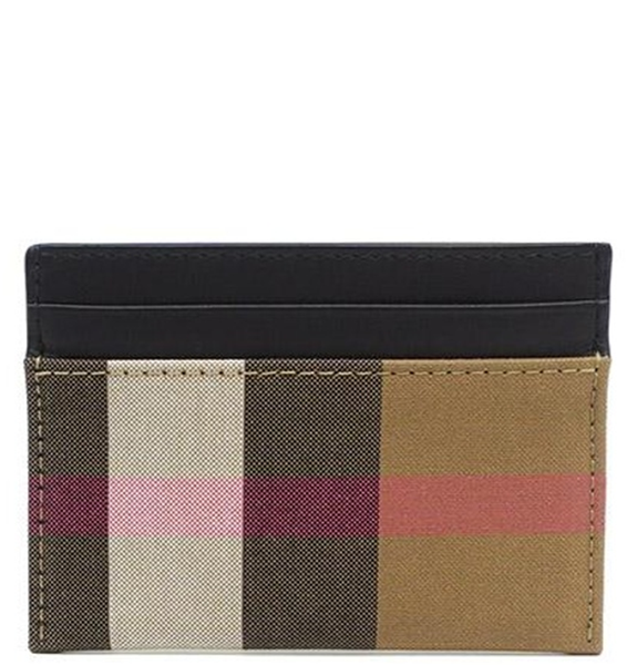  Ví Nam Burberry MS Sandon CHK 'Brown Beige' 