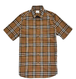  Áo Nam Burberry Vintage Check Printed 'Brown' 
