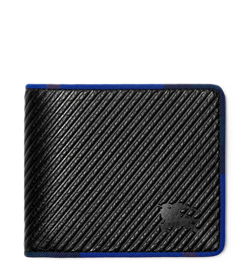  Ví Nam Burberry Heritage EKD Bifold 'Black' 