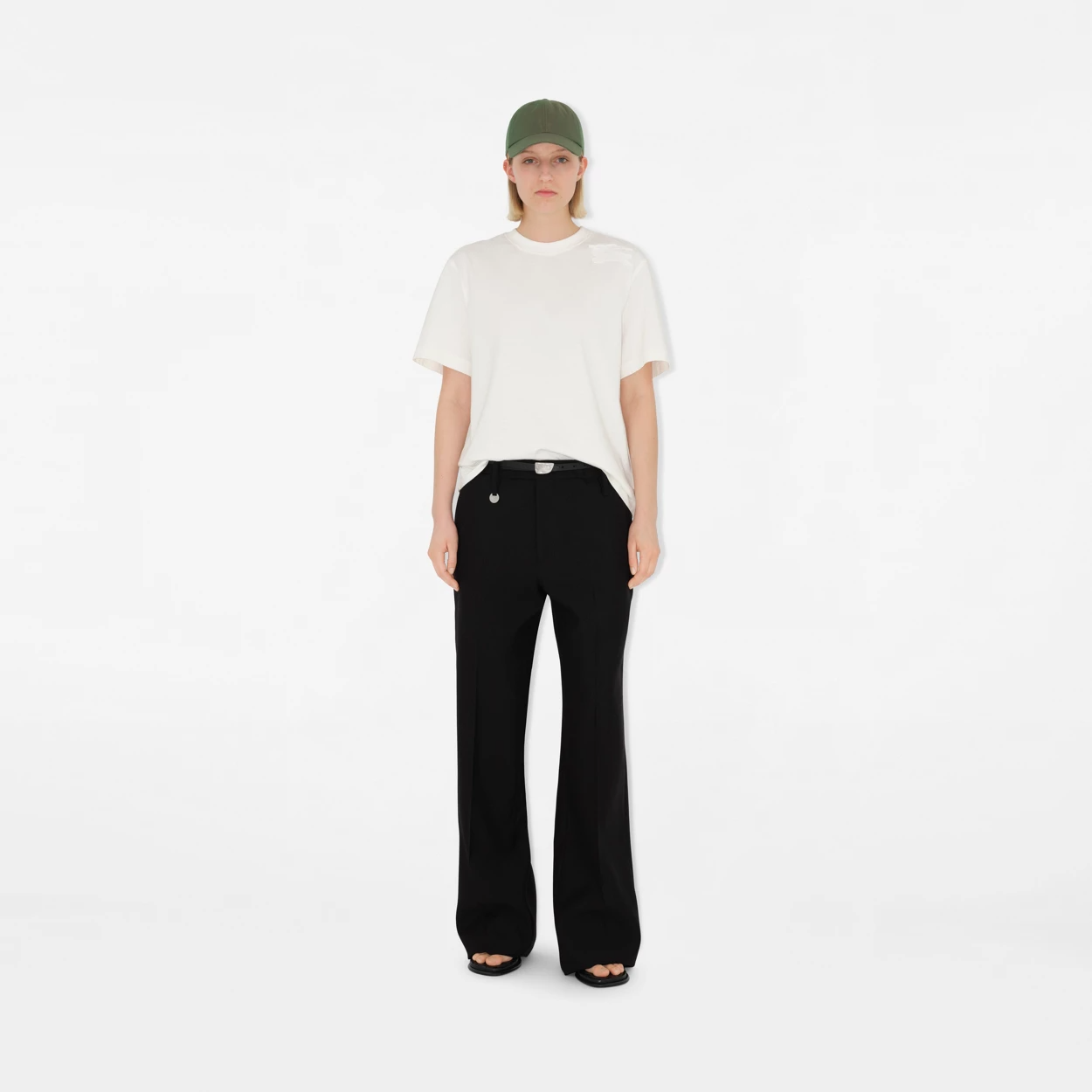  Mũ Burberry Cotton Baseball Cap 'Antique Green' 