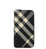  Ví Burberry Large Check Zip 'Black Calico' 