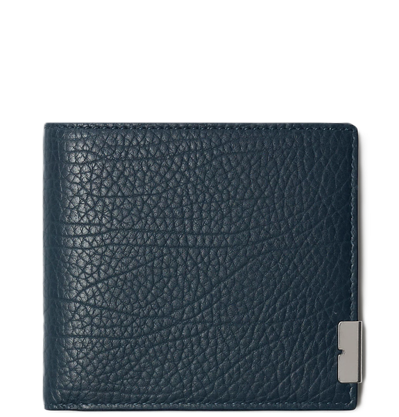  Ví Nam Burberry B Cut Bifold Coin 'Lake' 