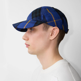  Mũ Burberry Check Linen Baseball Cap 'Knight' 