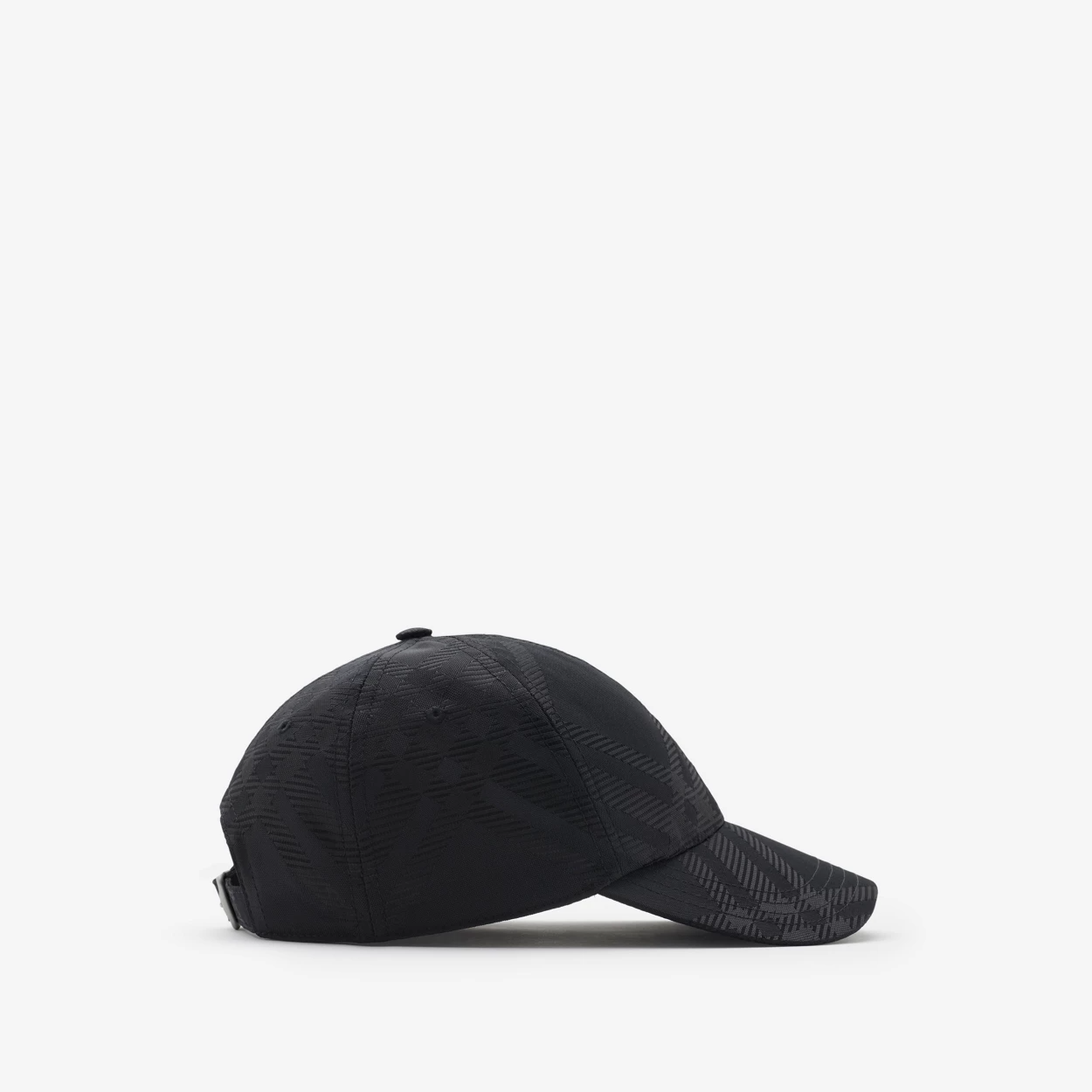  Mũ Burberry Check Nylon Blend Baseball Cap 'Black' 
