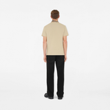  Áo Nam Burberry Check Collar Cotton 'Beige' 
