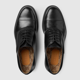  Giày Nam Gucci Lace-up Shoe 'Black' 