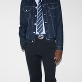  Thắt Lưng Nam Gucci Belt G Engraved 'Blue' ‎ 