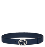  Thắt Lưng Nam Gucci Belt G Engraved 'Blue' ‎ 