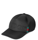  Mũ Nam Gucci Nylon Baseball Hat Logo 'Black' 