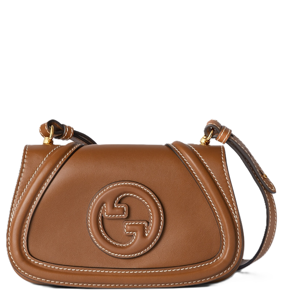  Túi Nữ Gucci Blondie Mini Shoulder 'Brown' 