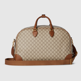  Túi Nam Gucci GG Emblem Medium Duffle 'Brown' 