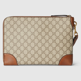  Túi Nam Gucci Emblem Small Business Case 'Beige' ‎ 