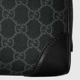  Túi Nam Gucci Emblem Medium Toiletry 'Black' 